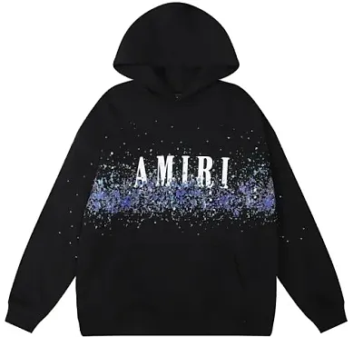 Amiri Paint Splatter Hoodie
