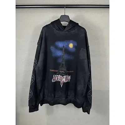 Balenciaga Paris Moon Cotton Hoodie