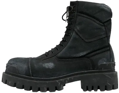 Balenciaga Strike Boots Black