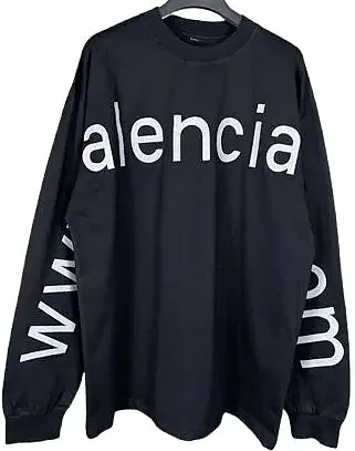 Balenciaga Text Long Sleeve