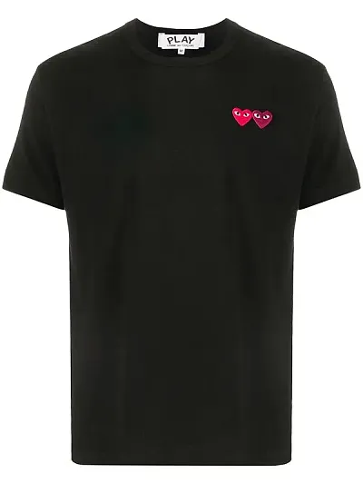 CDG Double Heart Tee