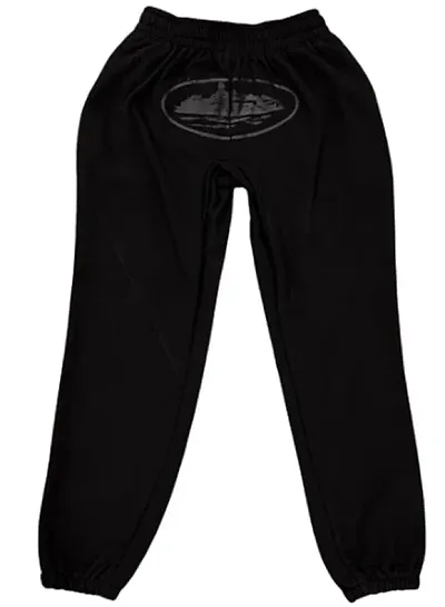 Corteiz Alcatraz Basic Triple Black Pants