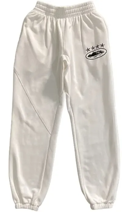 Corteiz Track suit 5th anniversary alcatraz 4 stars white pant