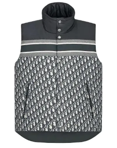 Dior DiorAlps Puffer Vest Gray and Black