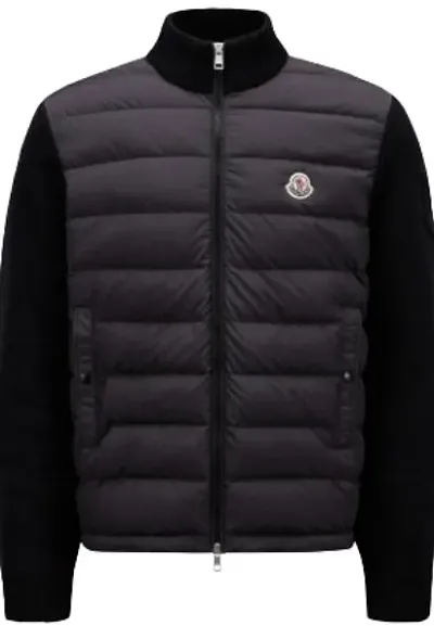 Moncler Tricot Hybrid Zip Cardigan