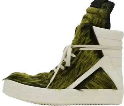 Rick Owens Fur Geobasket High