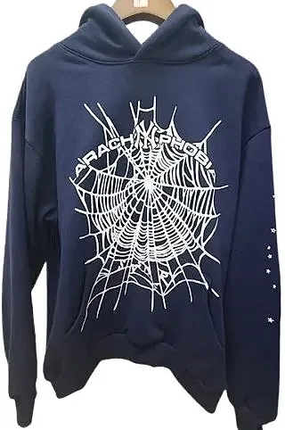 Sp5der Blue Hoodie