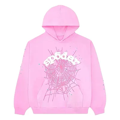 Sp5der Pink Hoodie