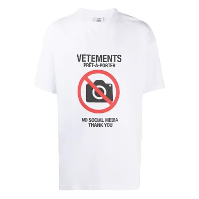 Vetements No-Photo T-Shirt